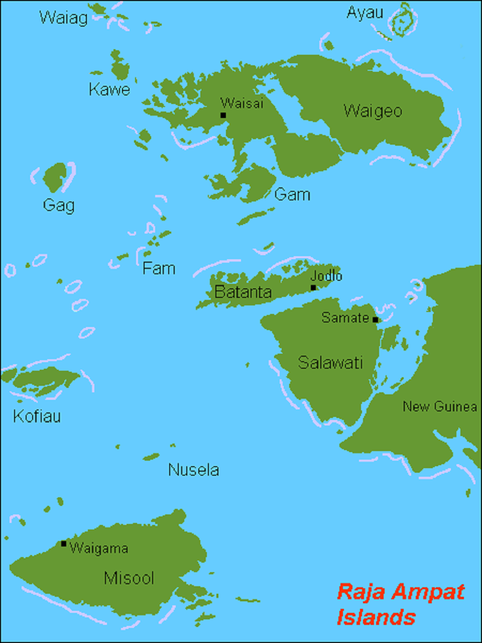 Karta ID RajaAmpat Isl